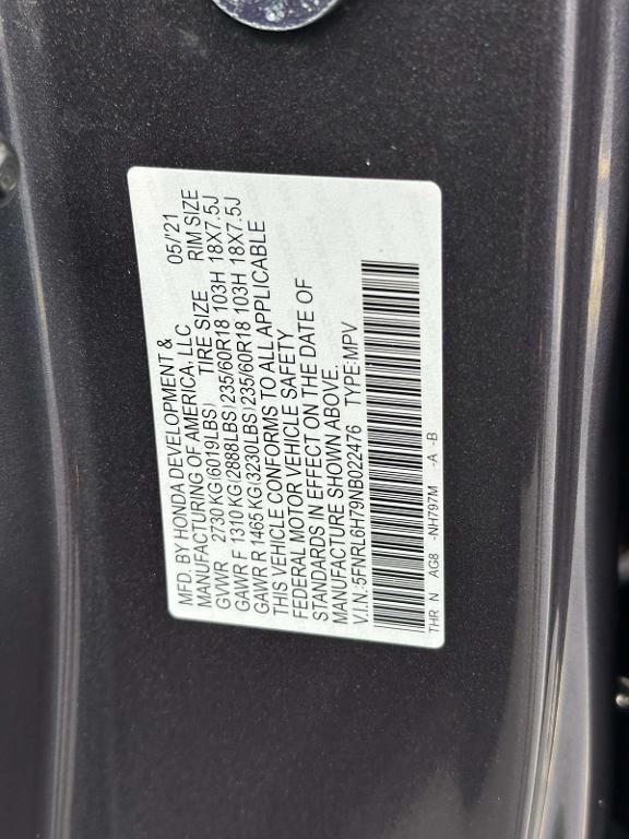 used 2022 Honda Odyssey car, priced at $28,999