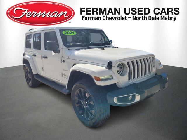 used 2021 Jeep Wrangler Unlimited car, priced at $31,987