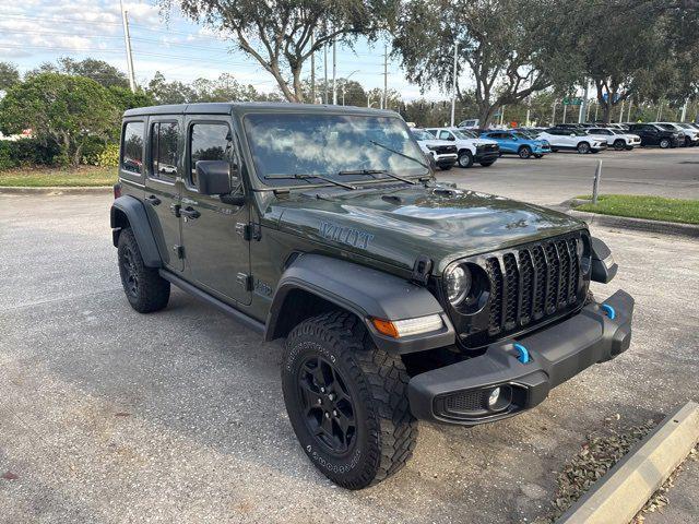 used 2023 Jeep Wrangler 4xe car, priced at $33,870