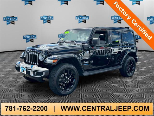 used 2022 Jeep Wrangler Unlimited 4xe car, priced at $42,977