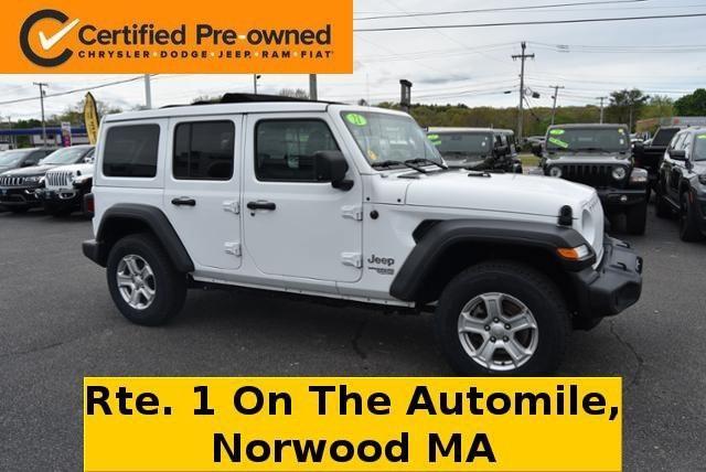 used 2021 Jeep Wrangler Unlimited car, priced at $37,117
