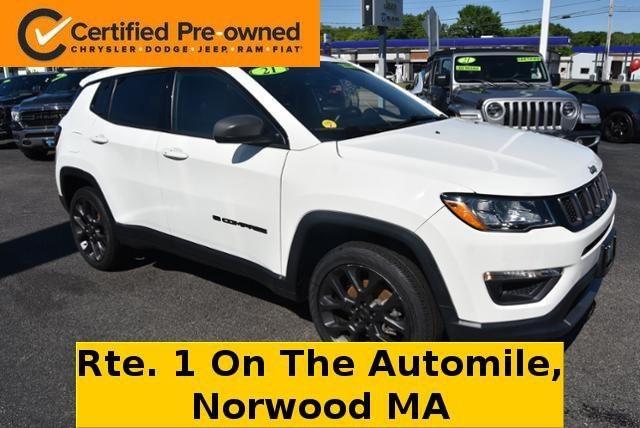 used 2021 Jeep Compass car, priced at $25,587