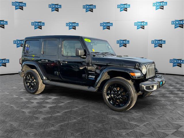 used 2021 Jeep Wrangler Unlimited 4xe car, priced at $34,775