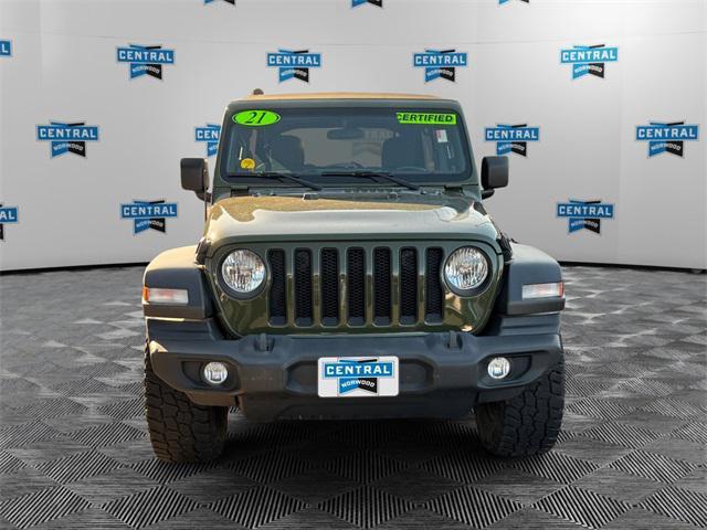 used 2021 Jeep Wrangler Unlimited car, priced at $29,977