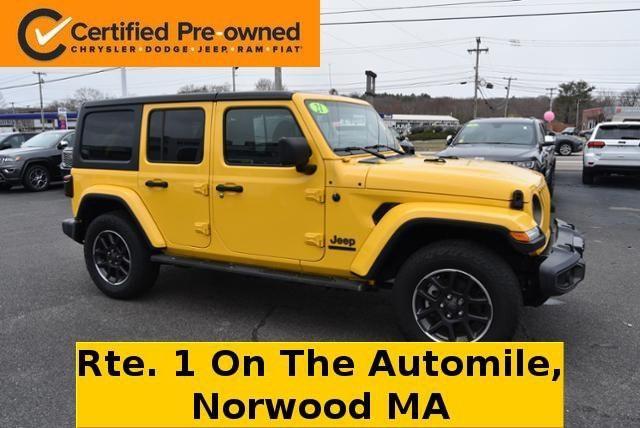used 2021 Jeep Wrangler Unlimited car, priced at $37,964