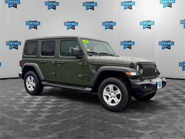 used 2021 Jeep Wrangler Unlimited car, priced at $32,563