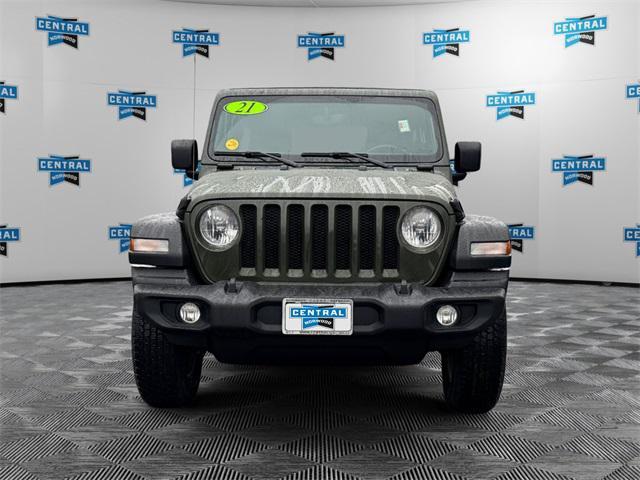 used 2021 Jeep Wrangler Unlimited car, priced at $32,563