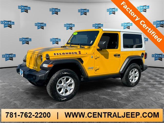 used 2021 Jeep Wrangler car, priced at $34,977