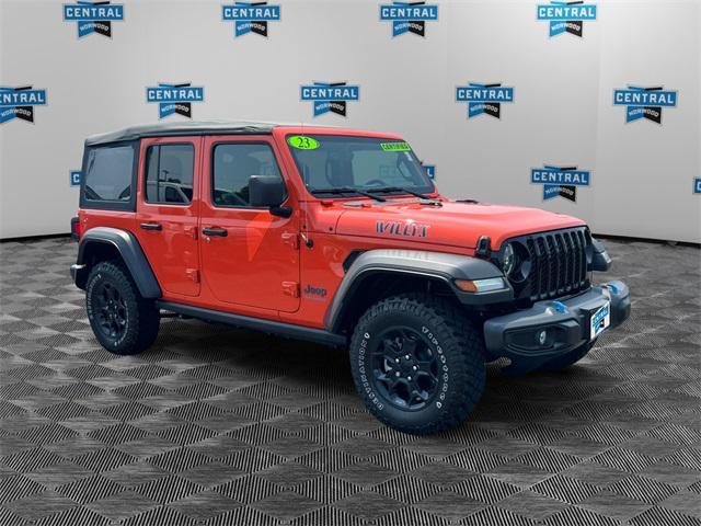 used 2023 Jeep Wrangler 4xe car, priced at $36,977