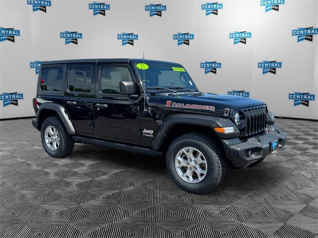 used 2021 Jeep Wrangler Unlimited car, priced at $34,977