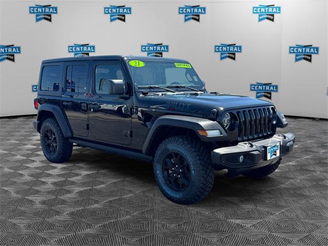 used 2021 Jeep Wrangler car, priced at $35,977
