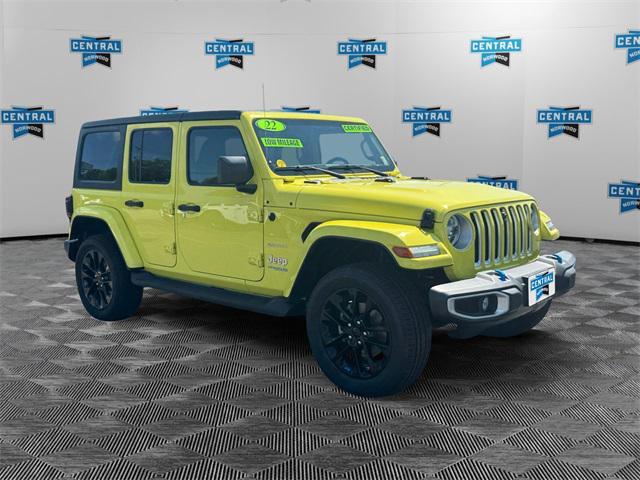 used 2022 Jeep Wrangler Unlimited 4xe car, priced at $39,576