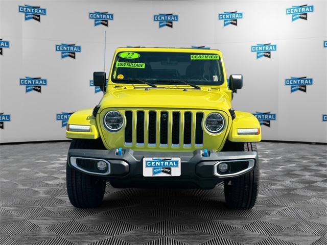 used 2022 Jeep Wrangler Unlimited 4xe car, priced at $39,576