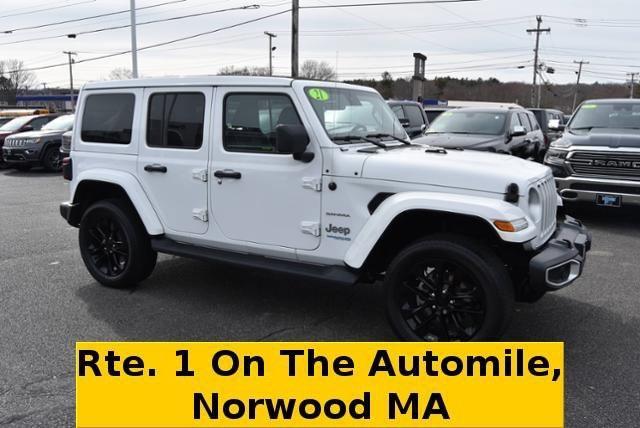 used 2021 Jeep Wrangler Unlimited 4xe car, priced at $41,259