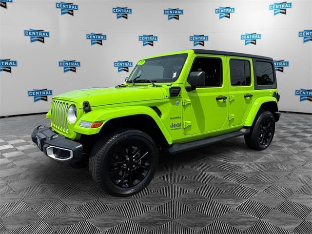 used 2021 Jeep Wrangler Unlimited 4xe car, priced at $38,977
