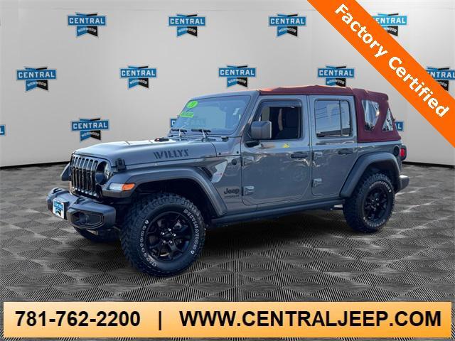 used 2021 Jeep Wrangler car, priced at $35,038