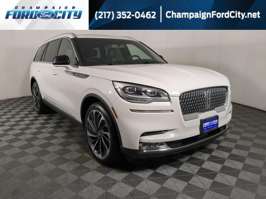 used 2021 Lincoln Aviator car, priced at $39,990