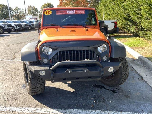 used 2015 Jeep Wrangler car, priced at $17,495