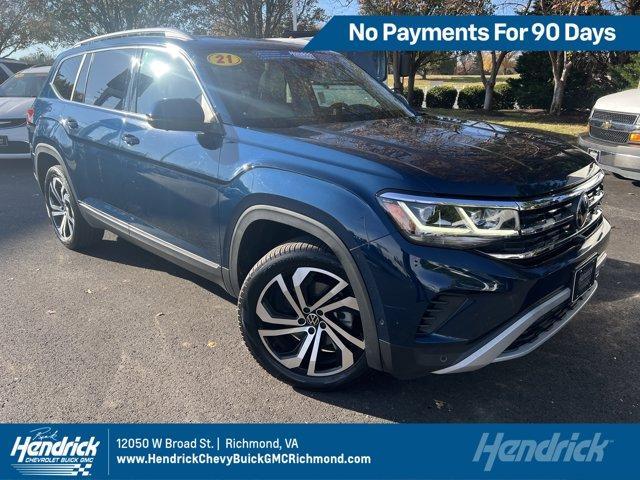 used 2021 Volkswagen Atlas car, priced at $26,995