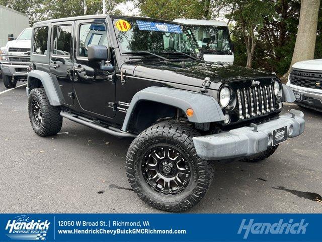 used 2018 Jeep Wrangler JK Unlimited car, priced at $24,808