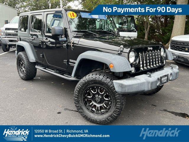 used 2018 Jeep Wrangler JK Unlimited car, priced at $21,495