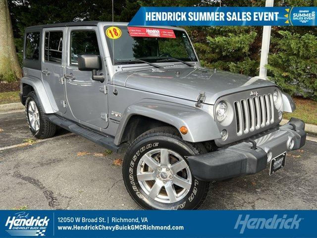 used 2018 Jeep Wrangler JK Unlimited car, priced at $22,777