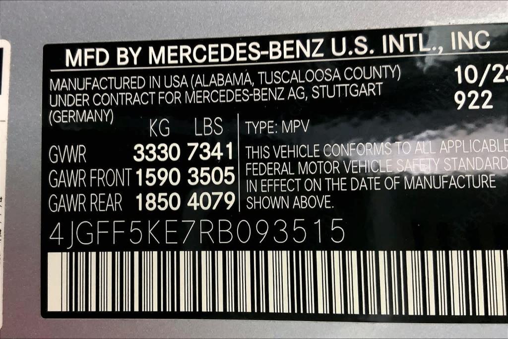 used 2024 Mercedes-Benz GLS 450 car, priced at $73,111
