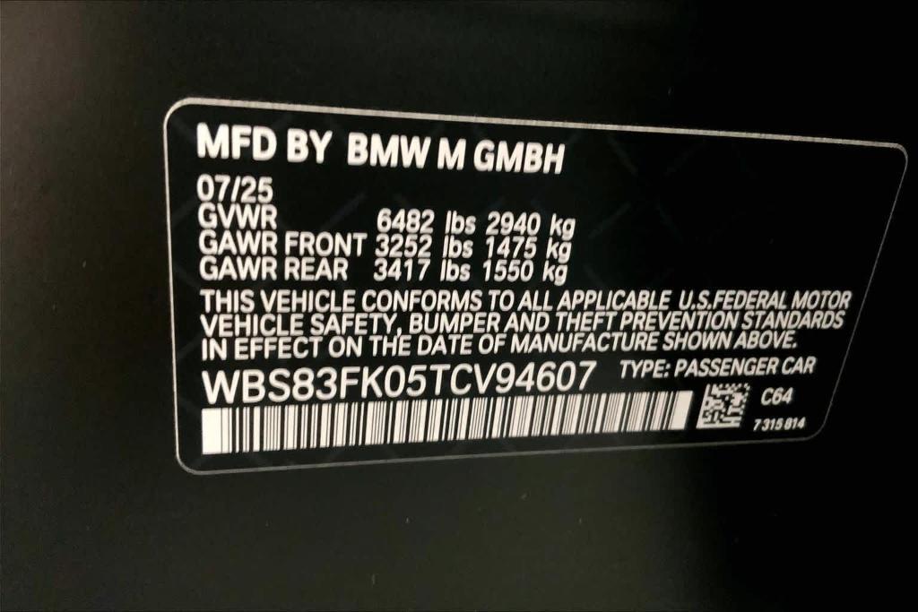 used 2026 BMW M5 car, priced at $125,735