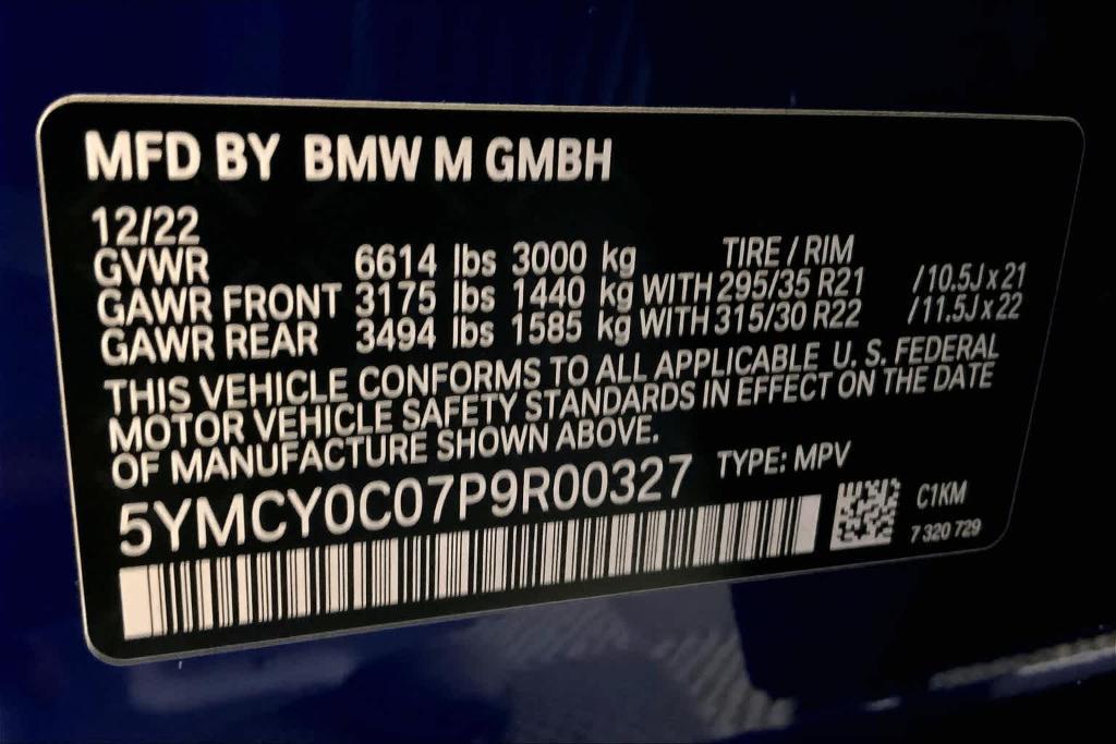 used 2023 BMW X6 M car, priced at $97,793