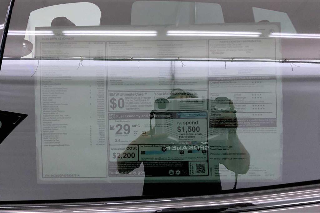 new 2025 BMW X3 car, priced at $67,860