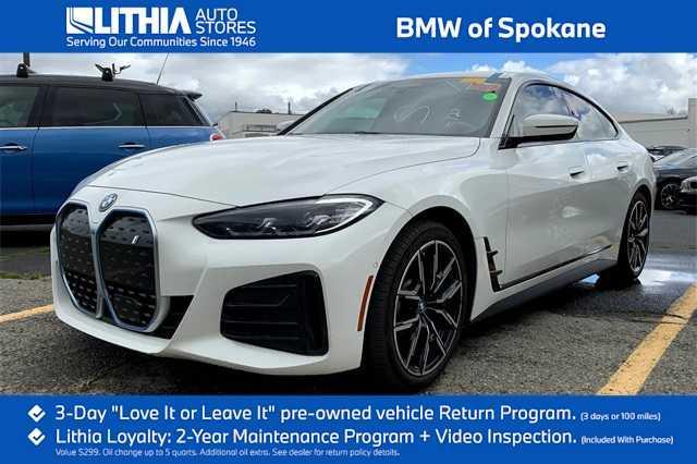 used 2022 BMW i4 Gran Coupe car, priced at $27,652