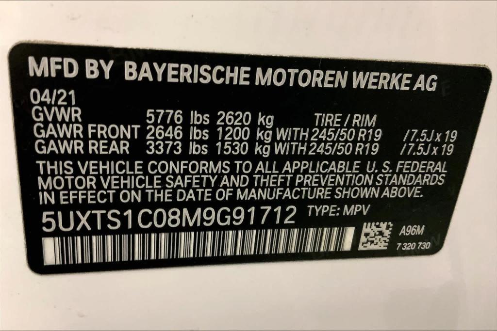 used 2021 BMW X3 PHEV car, priced at $36,463