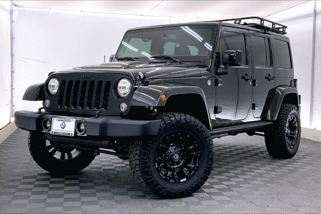 used 2015 Jeep Wrangler Unlimited car, priced at $19,646