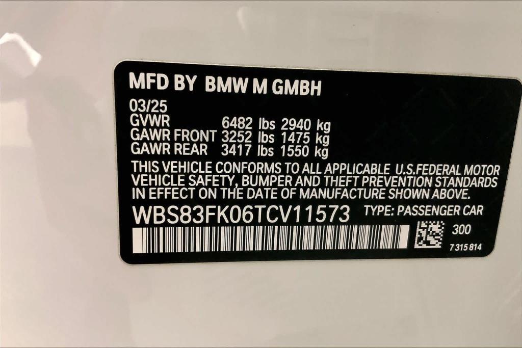 used 2026 BMW M5 car, priced at $124,495