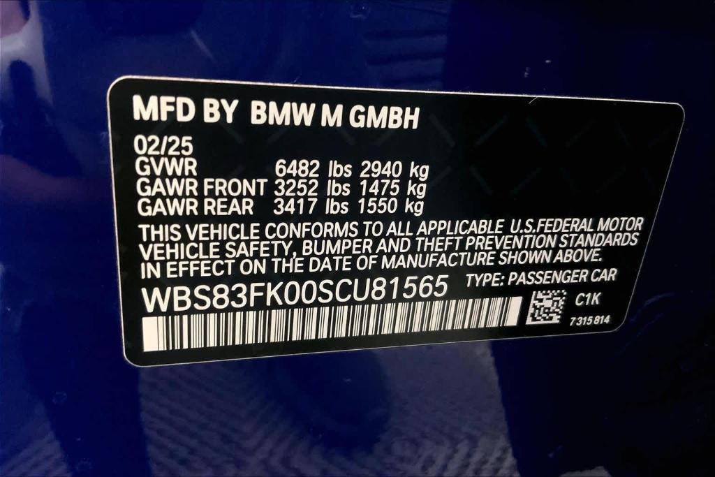 used 2025 BMW M5 car, priced at $120,500
