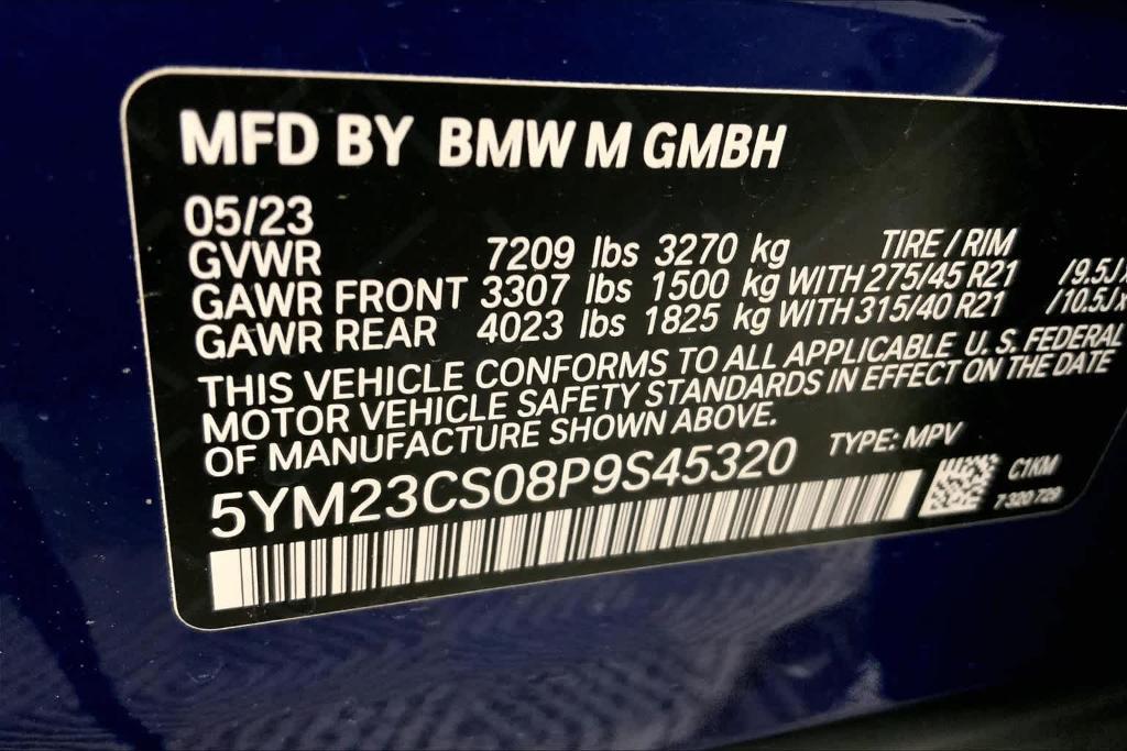 used 2023 BMW XM car, priced at $143,121