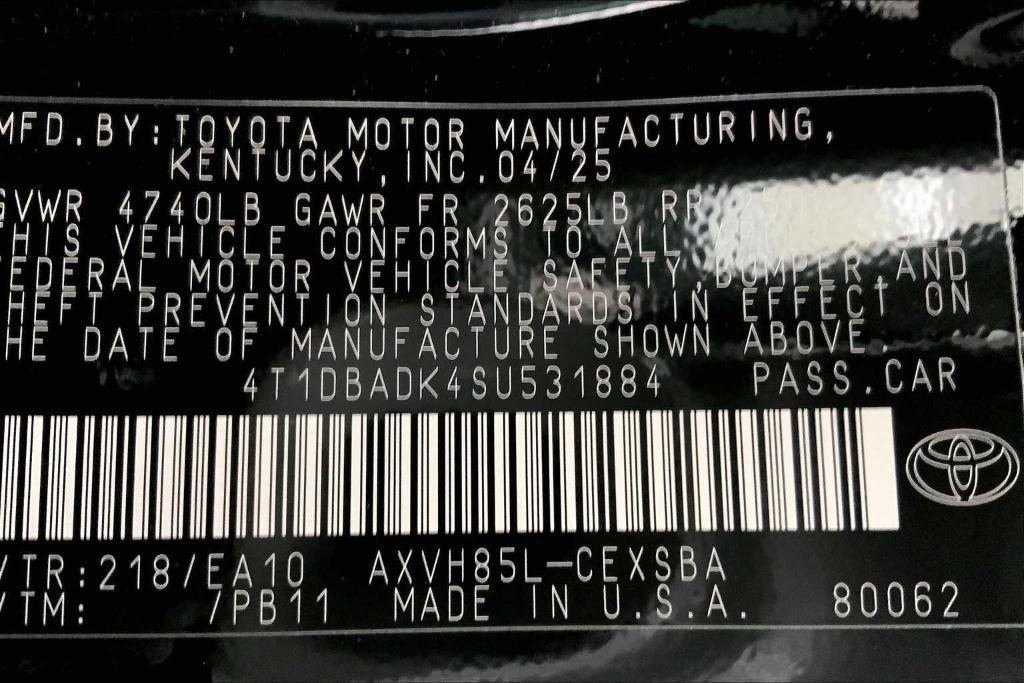 used 2025 Toyota Camry car, priced at $32,681