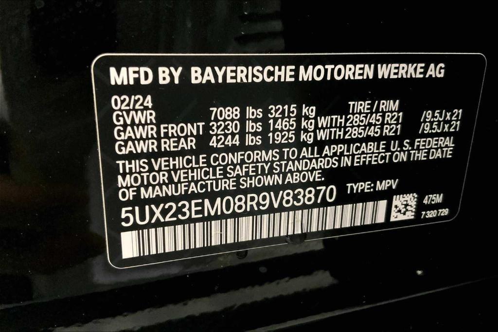 used 2024 BMW X7 car, priced at $63,840