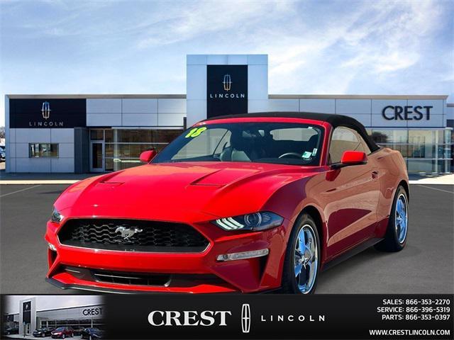 used 2018 Ford Mustang car, priced at $22,896