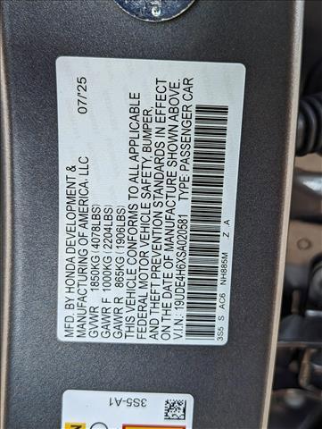 new 2025 Acura Integra car, priced at $39,795