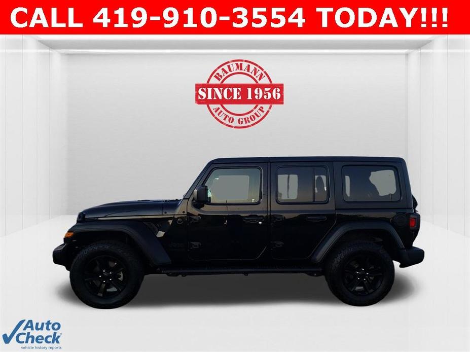 used 2021 Jeep Wrangler Unlimited car, priced at $36,000