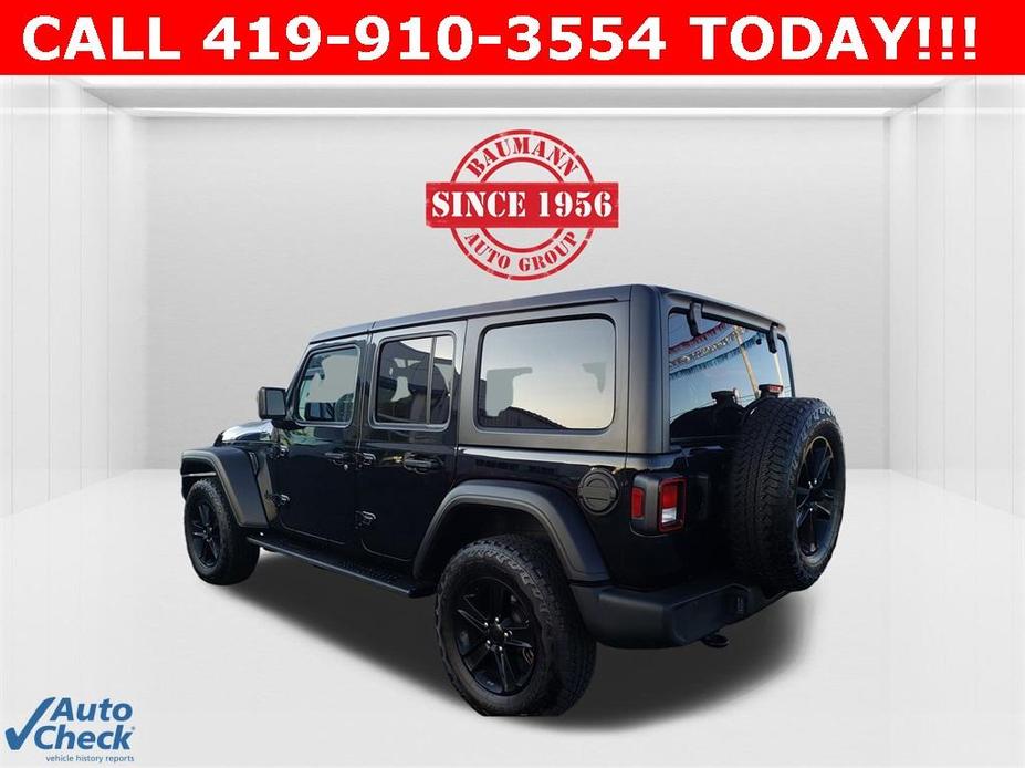 used 2021 Jeep Wrangler Unlimited car, priced at $36,000