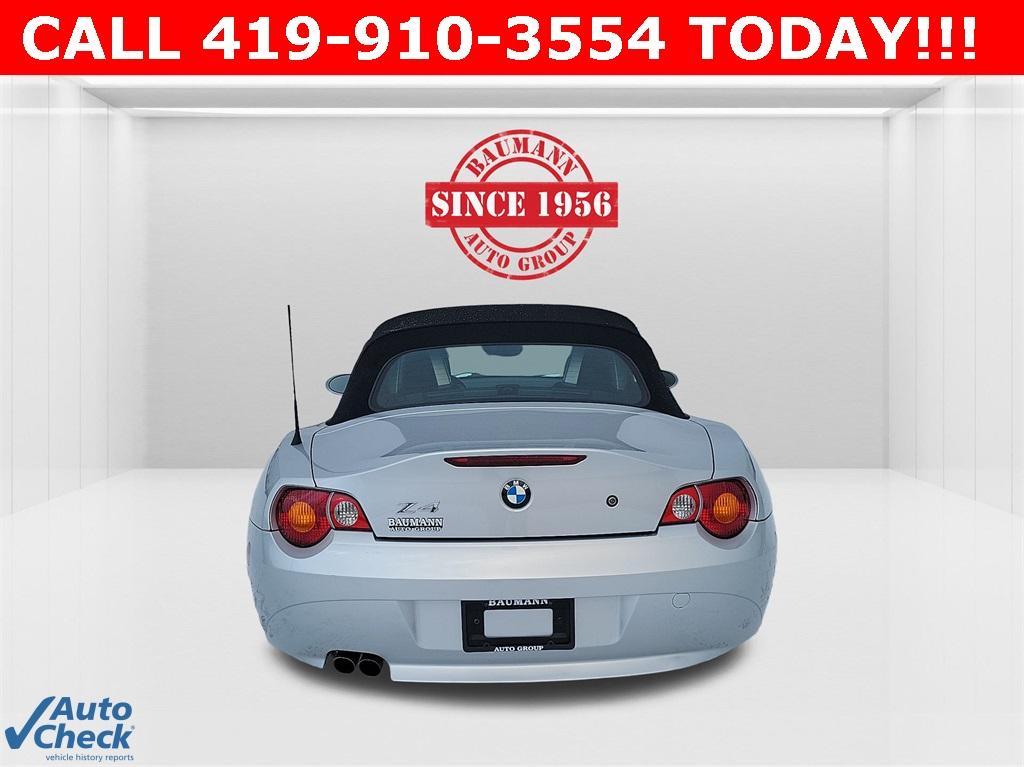 used 2003 BMW Z4 car, priced at $14,500