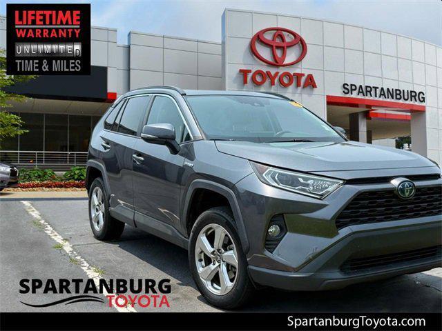 used 2021 Toyota RAV4 Hybrid car, priced at $33,995