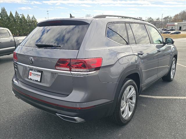 used 2021 Volkswagen Atlas car, priced at $21,500