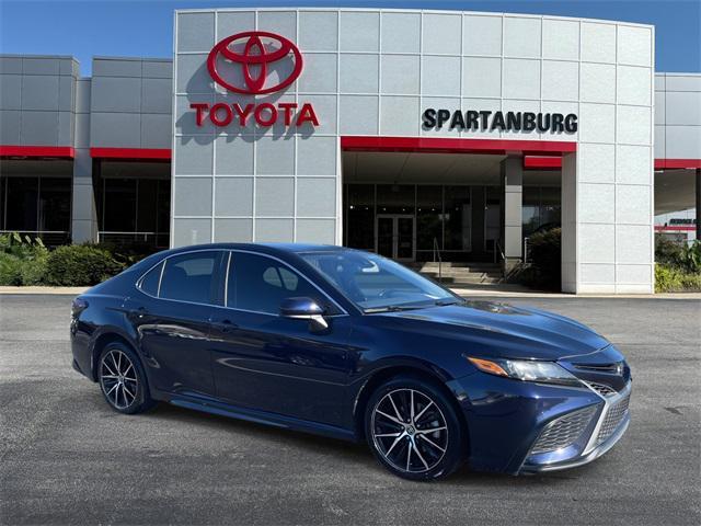 used 2021 Toyota Camry car, priced at $18,801