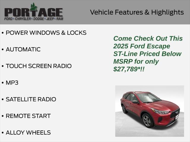 new 2025 Ford Escape car, priced at $27,789