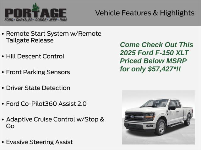 new 2025 Ford F-150 car, priced at $57,427