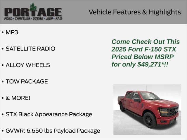 new 2025 Ford F-150 car, priced at $49,271