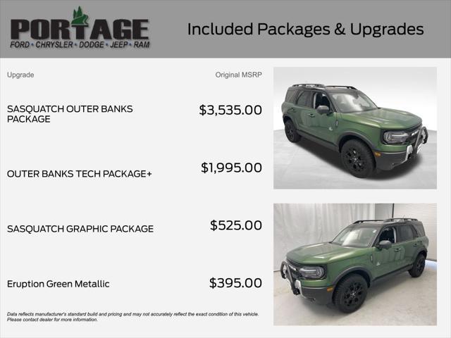 new 2025 Ford Bronco Sport car, priced at $40,088